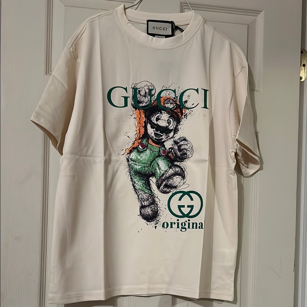 Gucci Cream Graphic T-Shirt